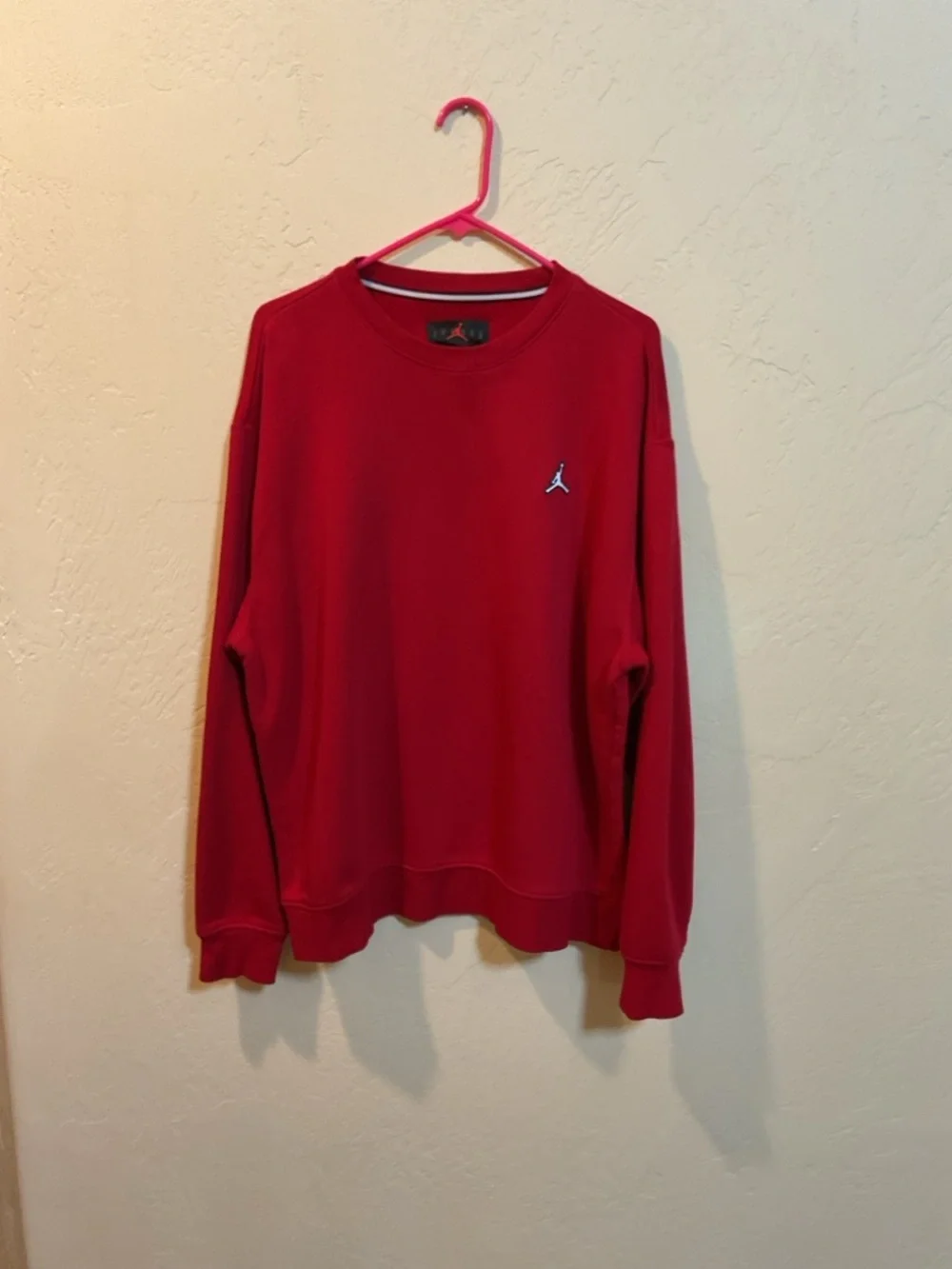 Jordan Red Crewneck Sweatshirt